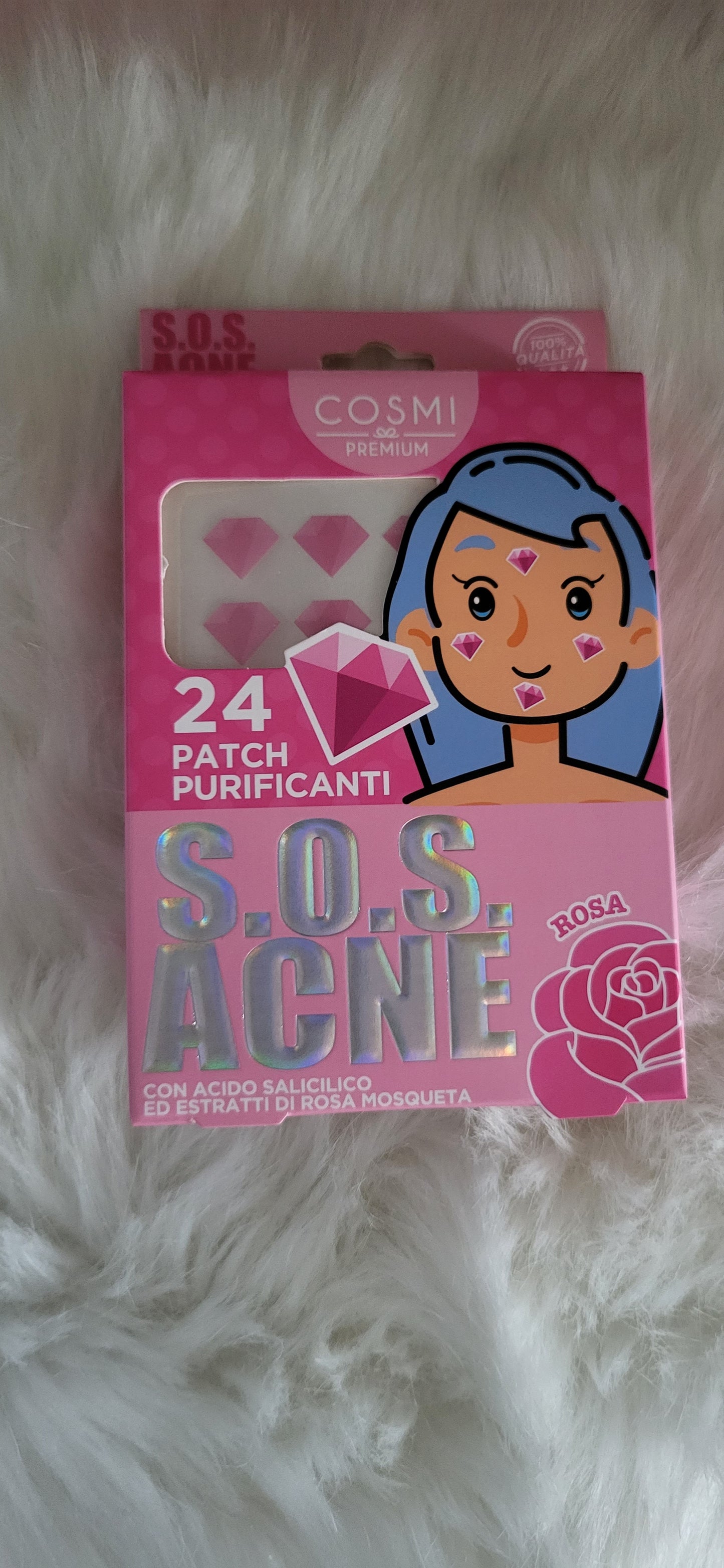 SOS ACNÉ 24 PATCHS PURIFIANTS ANTI ACNÉ ET POINTS NOIRS.