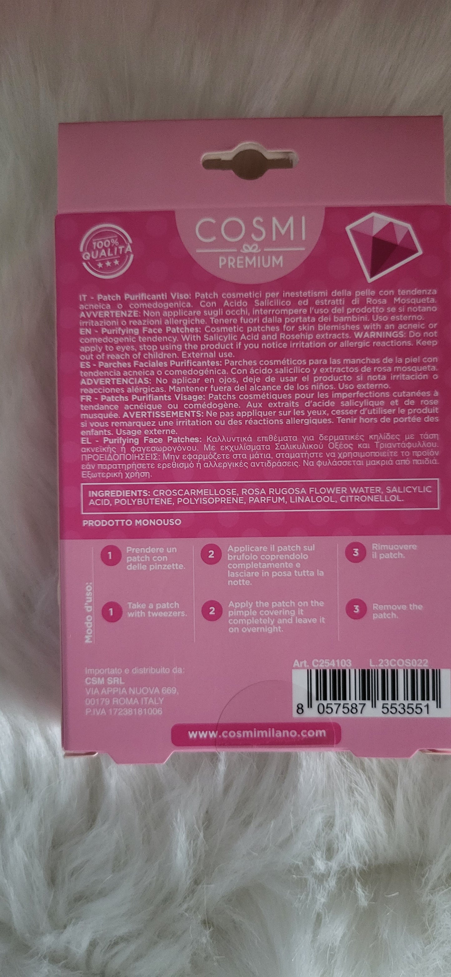 SOS ACNÉ 24 PATCHS PURIFIANTS ANTI ACNÉ ET POINTS NOIRS.