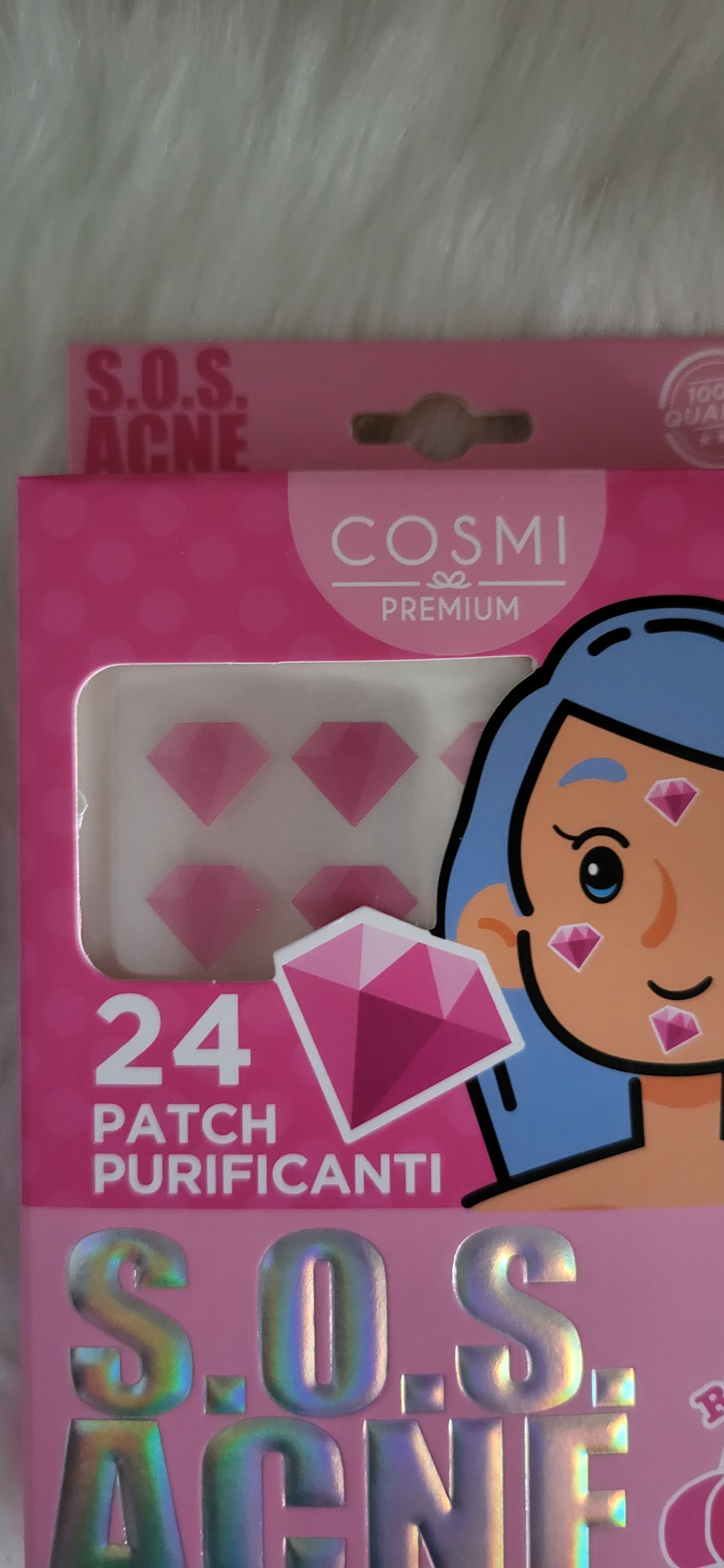 SOS ACNÉ 24 PATCHS PURIFIANTS ANTI ACNÉ ET POINTS NOIRS.