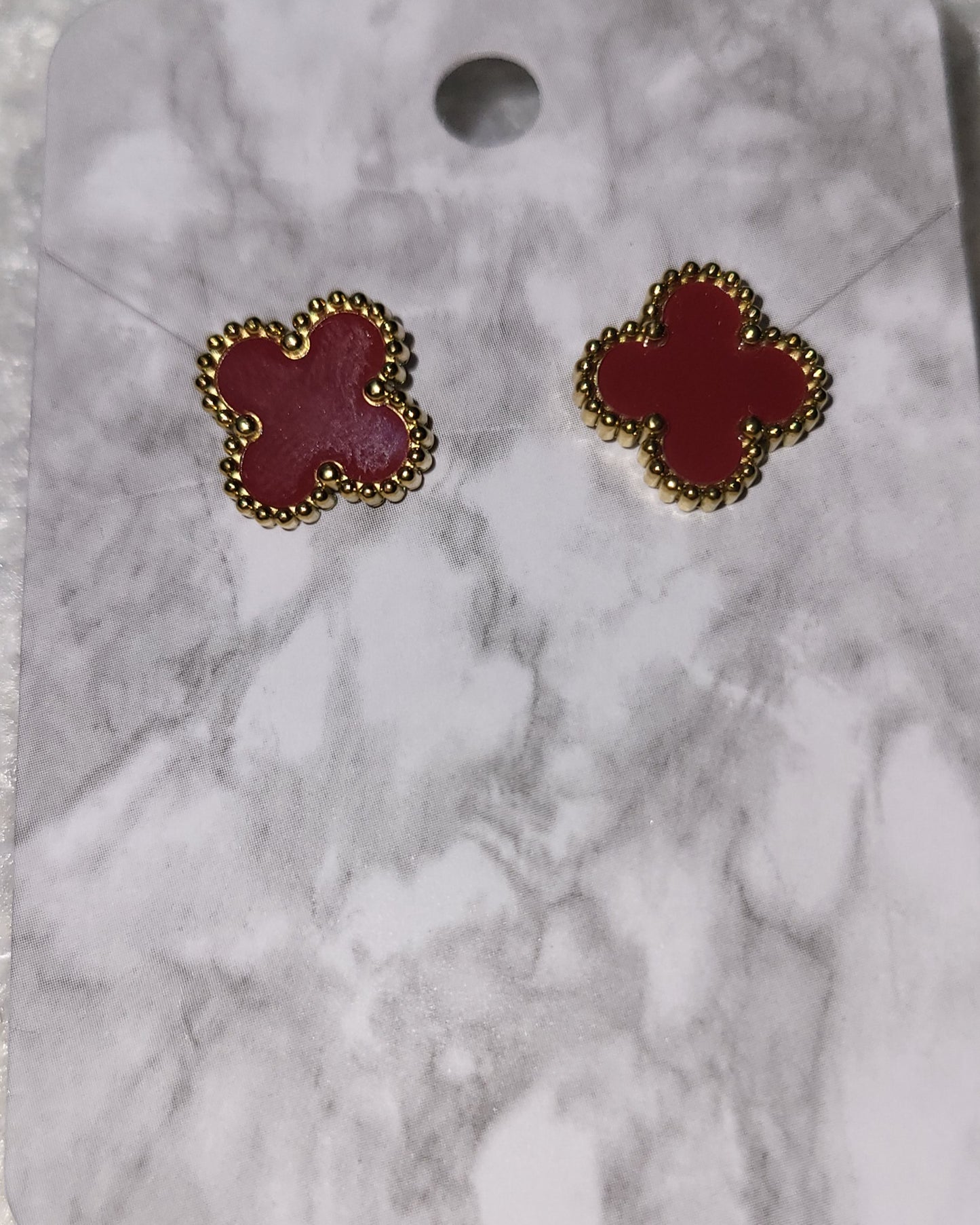 BOUCLES D'OREILLES TRÈFLE