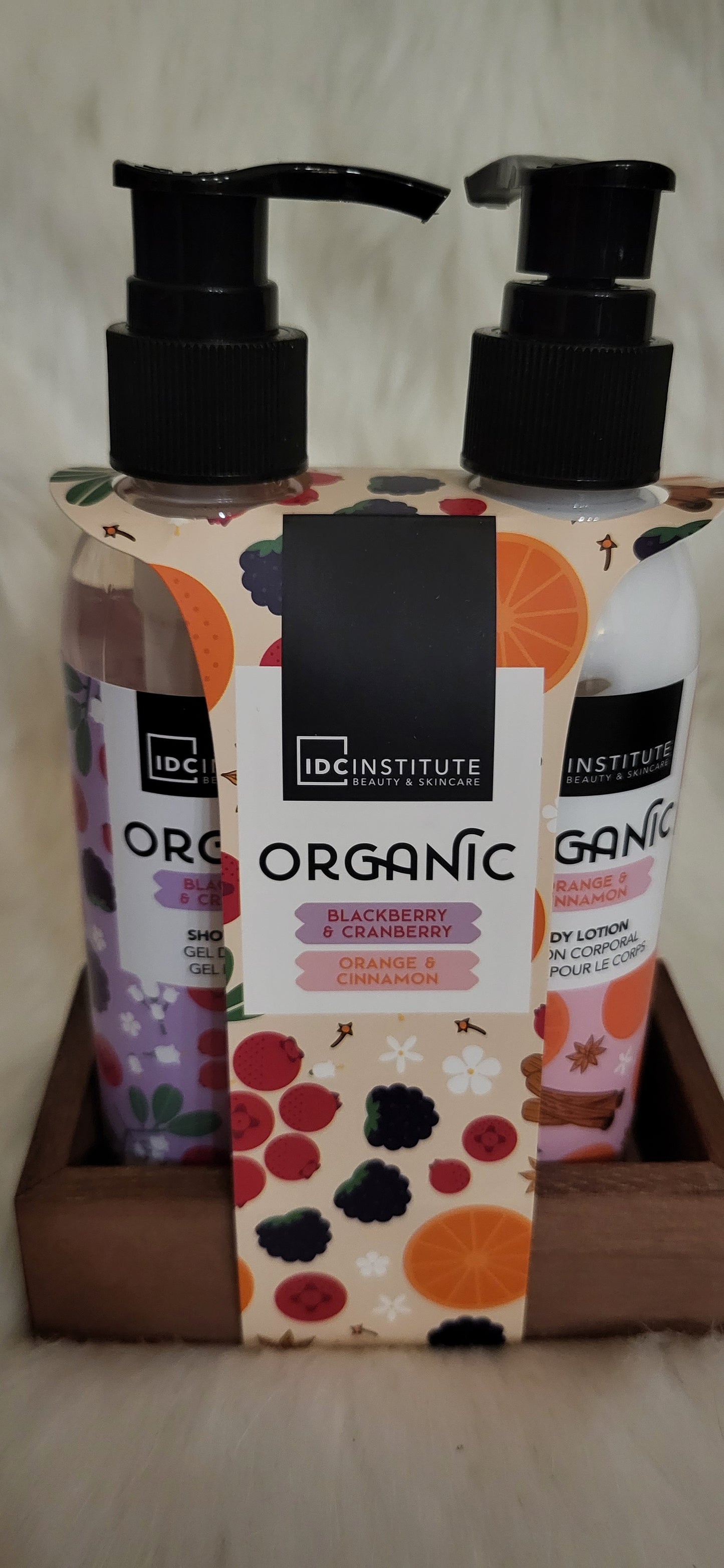 SET DE BAIN ORGANIC 2 PIÈCES IDC INSTITUTE