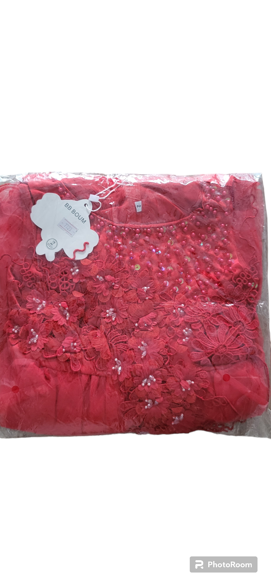Robe rouge de fête