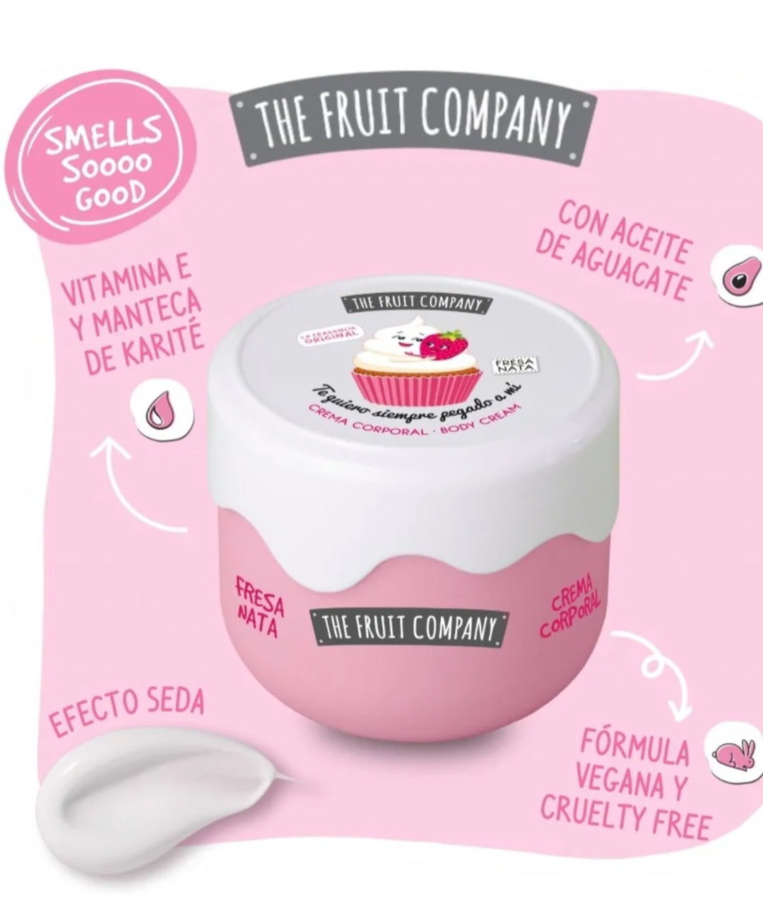 CREME CORPS FRAISE CHANTILLY-THE FRUIT COMPANY-