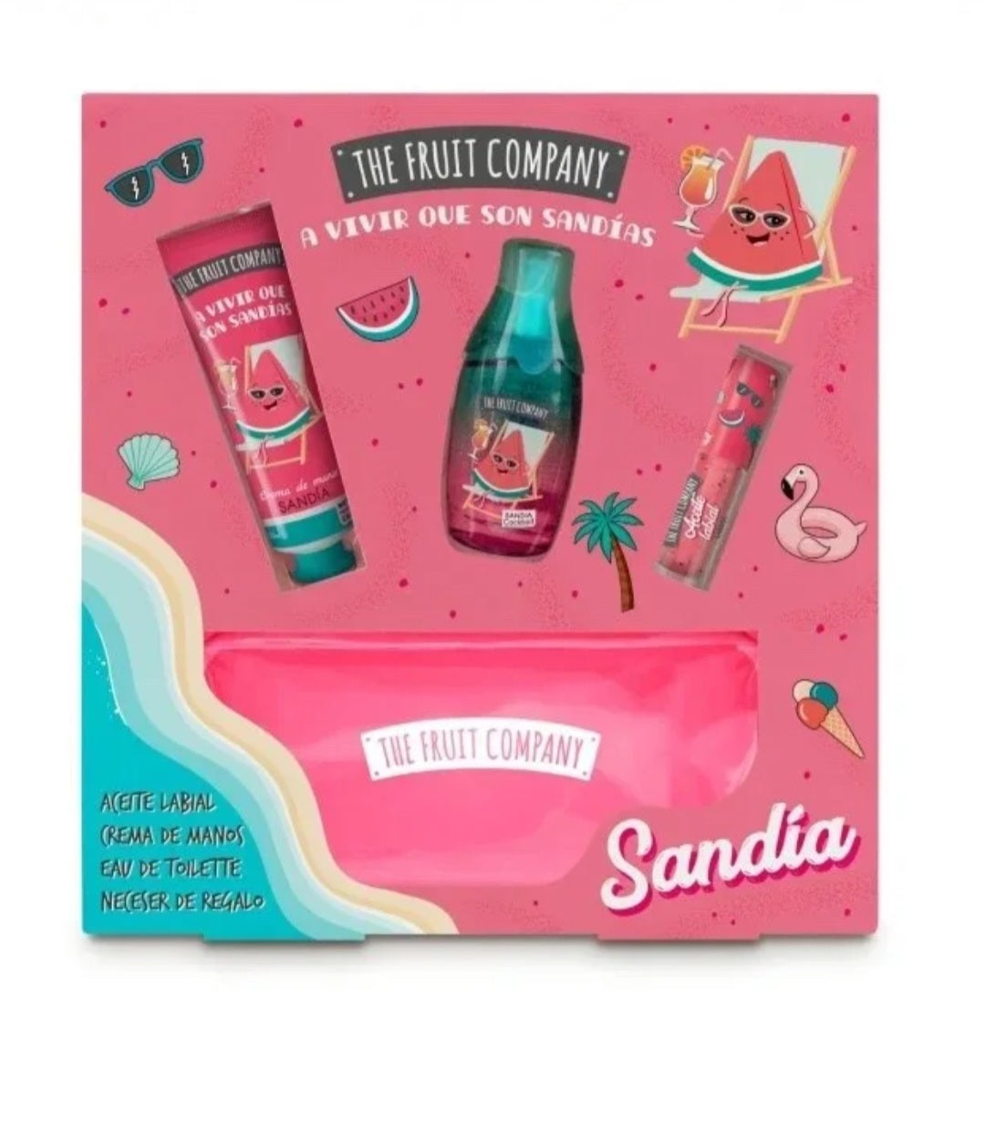 COFFRET 4 PIÈCES THE FRUIT COMPANY PASTÈQUE
