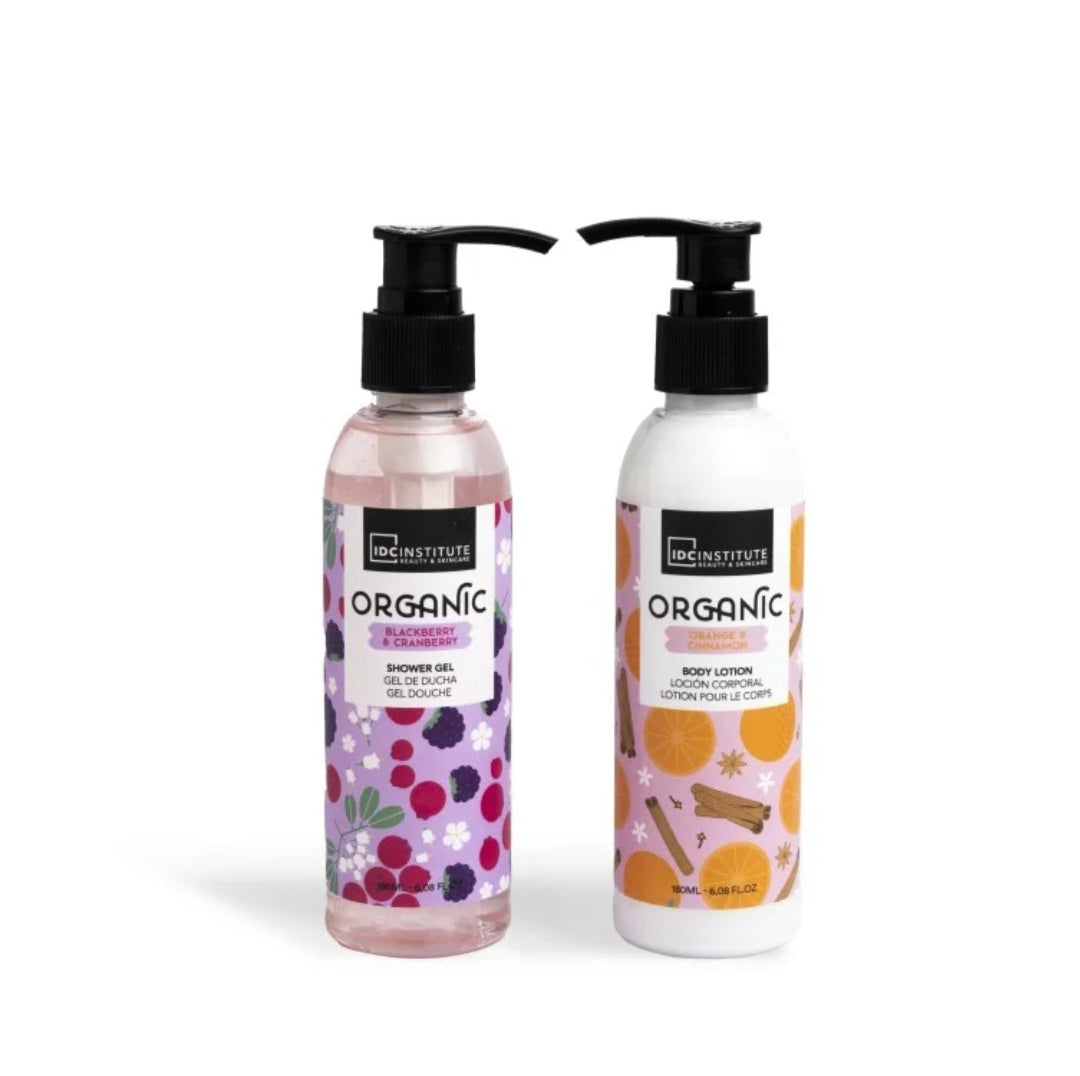 SET DE BAIN ORGANIC 2 PIÈCES IDC INSTITUTE