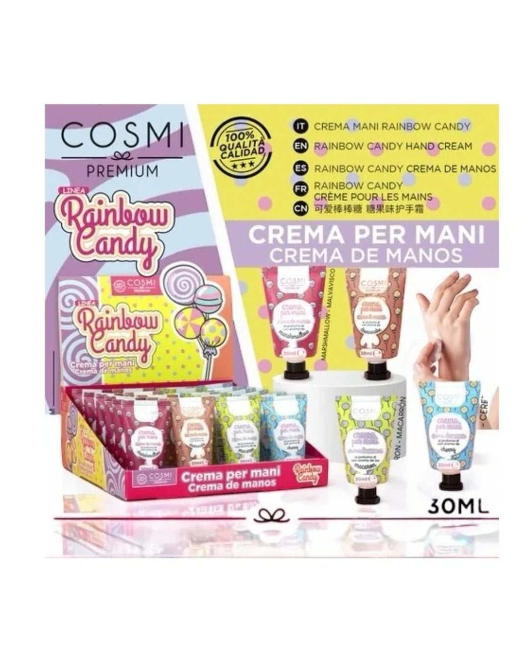 CRÈMES MAINS RAINBOW CANDY 30ML