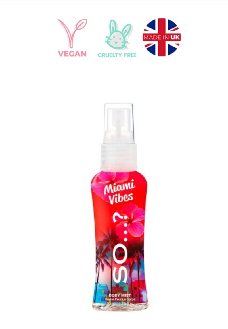 Mini Brume Miami Vibes - Poire, Vanille, Ambre - 50ml
