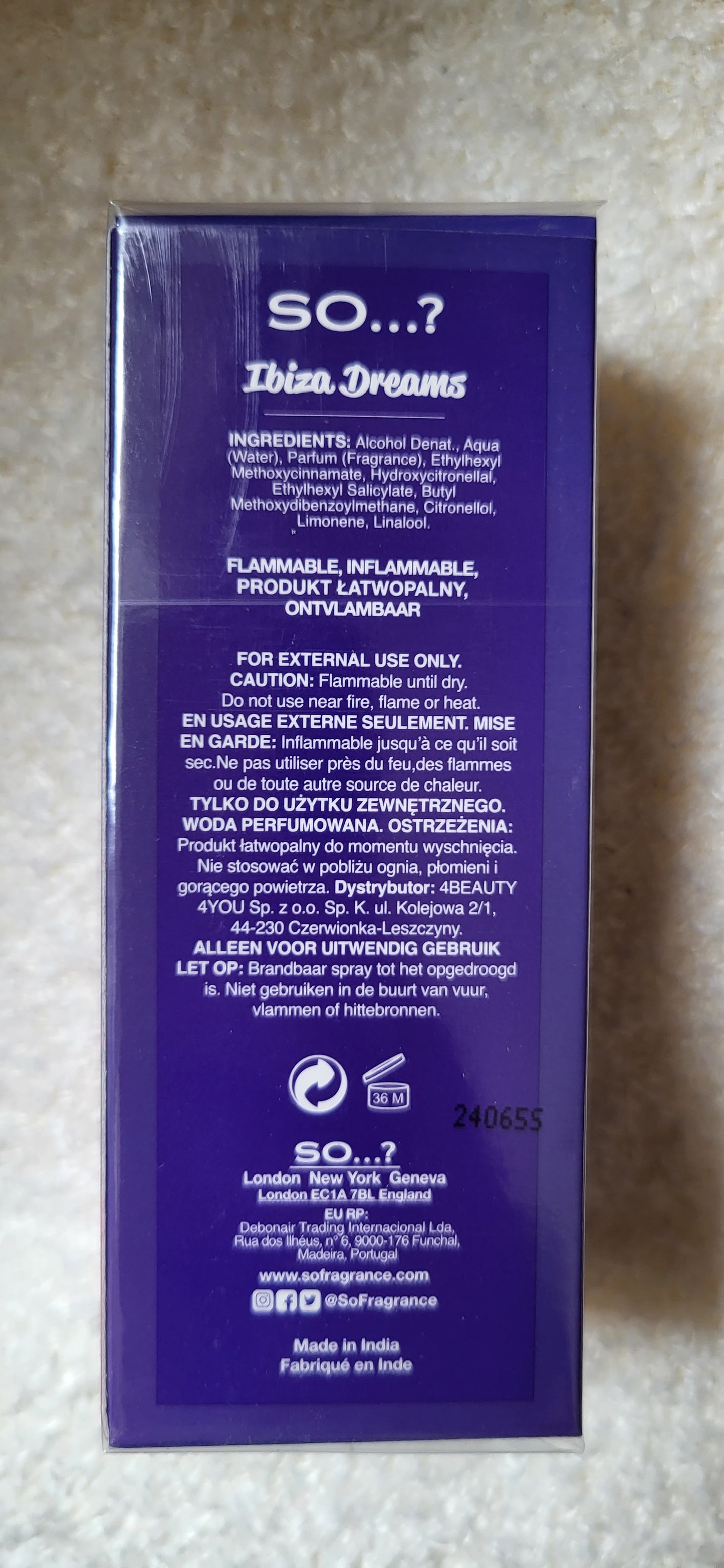 Eau de Toilette Format Voyage Ibiza Dreams - 25ml