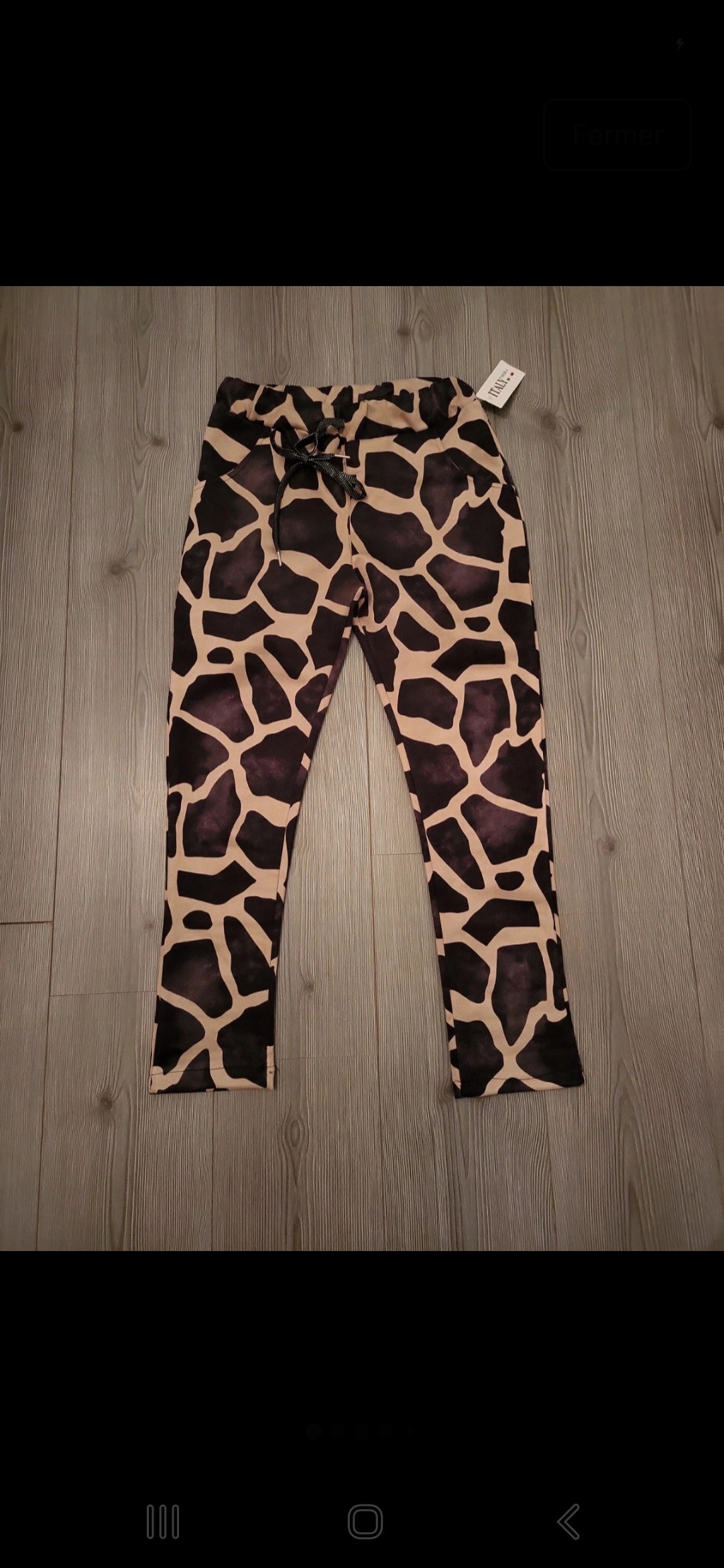 Pantalon marron MYA
