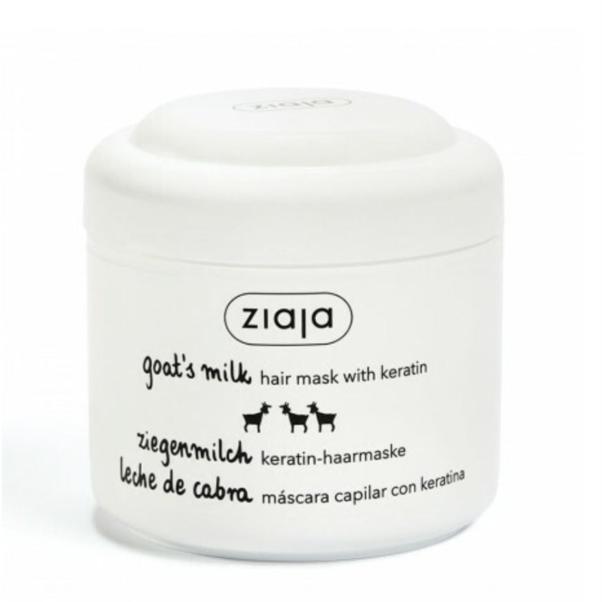 Masque Revitalisant Cheveux à la Kératine et au Lait de Chèvre
Ziaja
200 ml