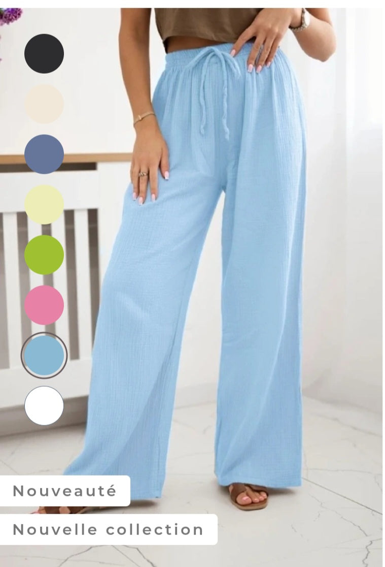 PANTALON GAZ DE COTON