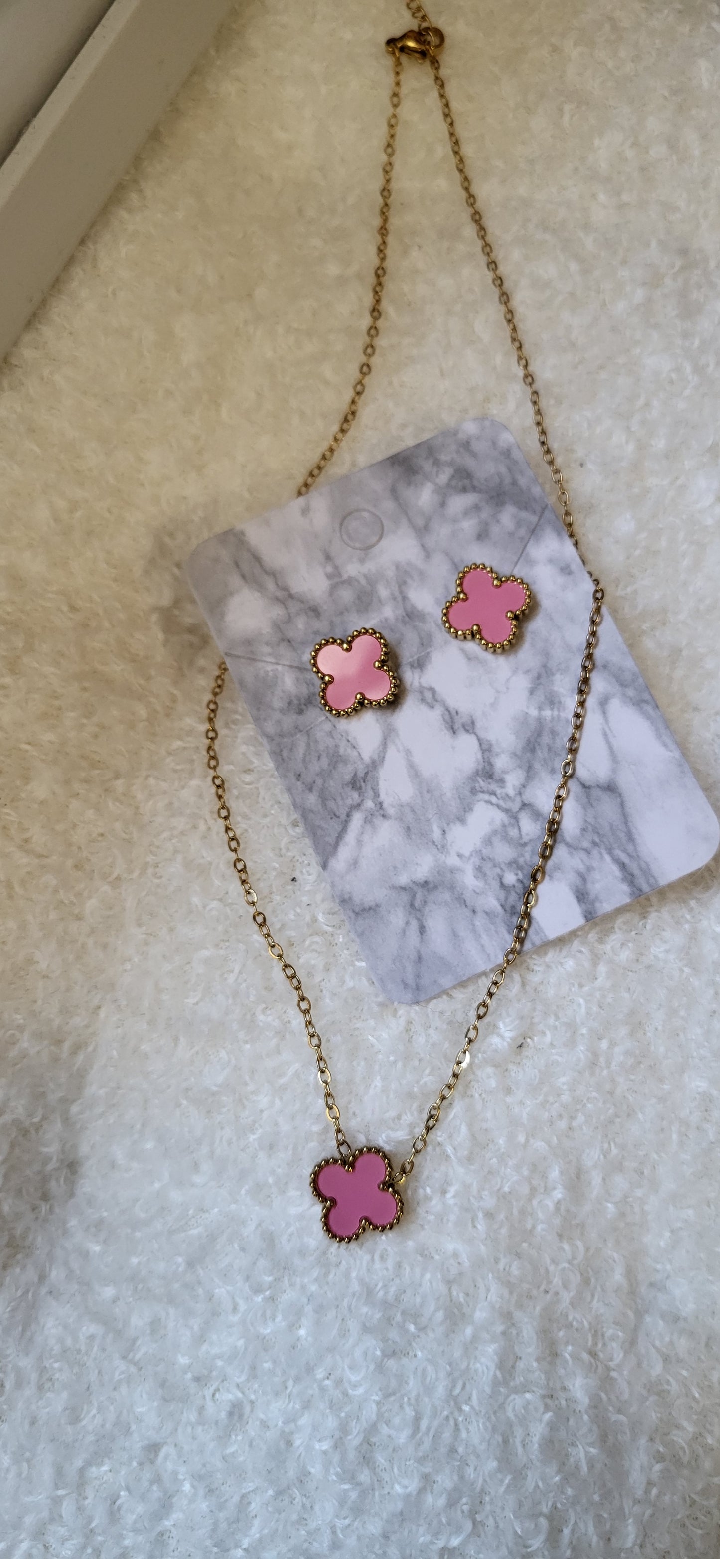 BOUCLES D'OREILLES TRÈFLE