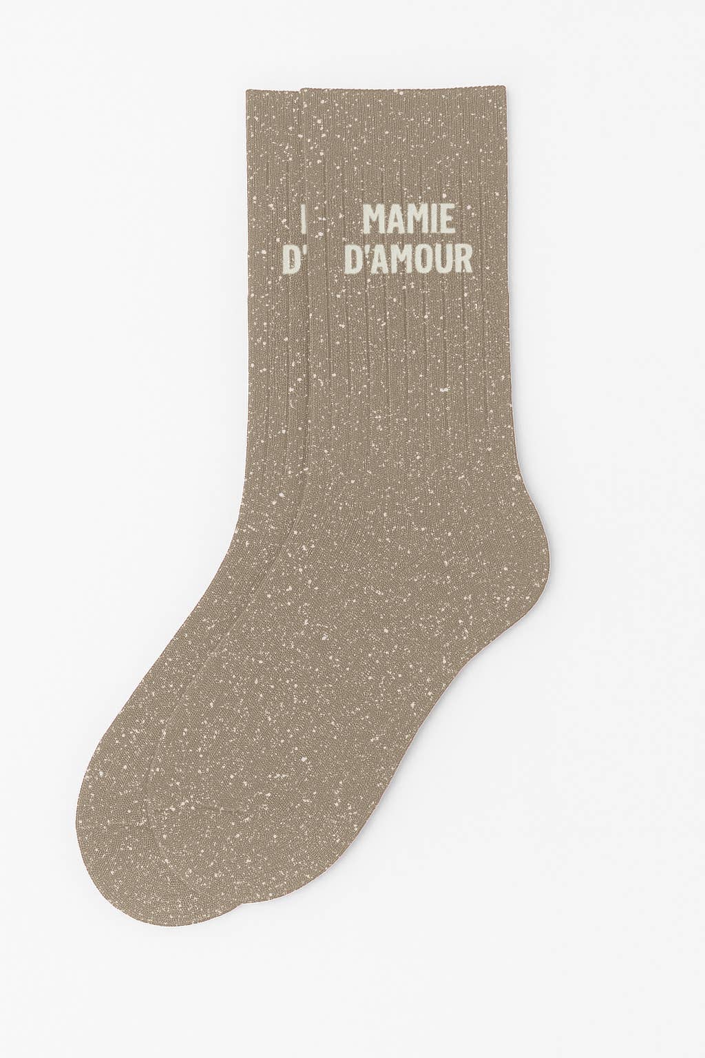 Chaussettes à Paillettes à Message "Mamie d'Amour"
