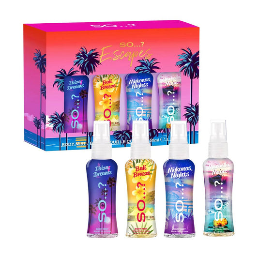 COFFRET BRUME POUR LE CORPS 4 x 50ML - SO...? ESCAPES