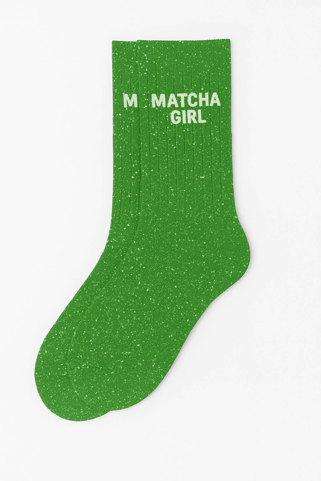 Best seller Chaussettes à Paillettes à Message "Matcha Girl" - Matcha
