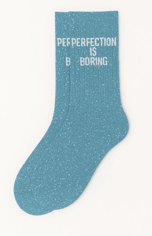 Nouveau

Chaussettes à Paillettes à Message "La perfection est ennuyeuse"