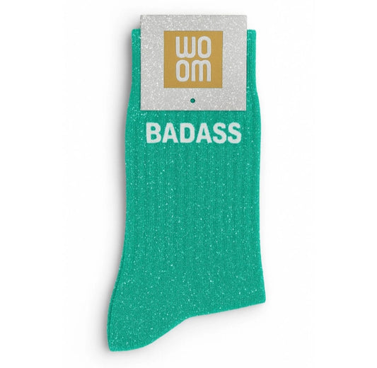 Nouveau

Chaussettes à Paillettes à Message "Badass" - Green Queen